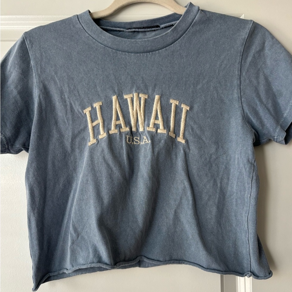 Brandy Melville Soft Blue Kids Tee